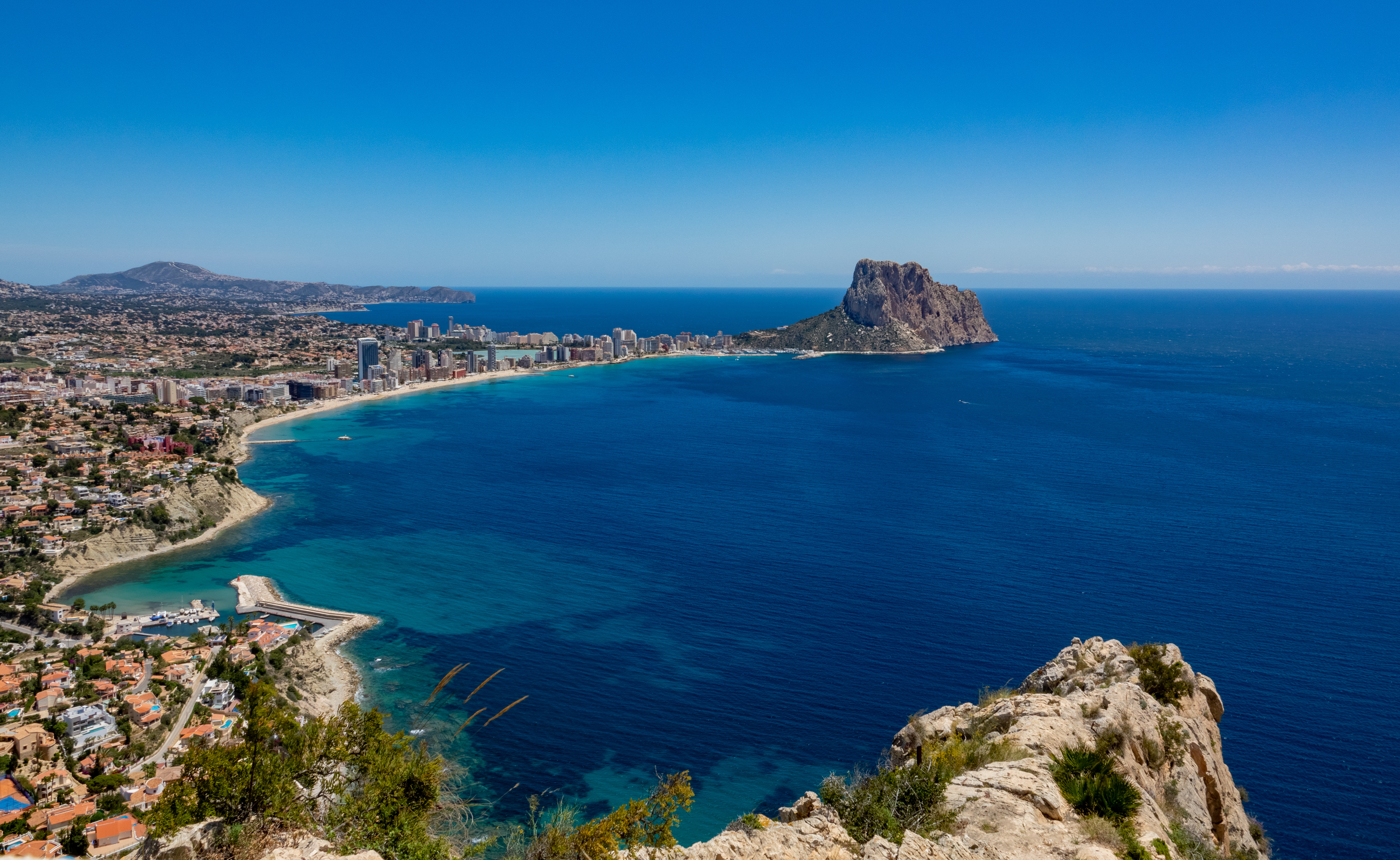 Calpe strandpromenade